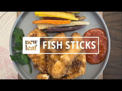 Fish Sticks with Carrot Fries