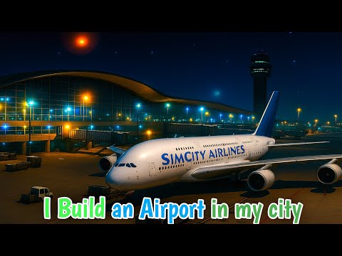 I Build an Airport in My City! #simcity #simcitybuildit 