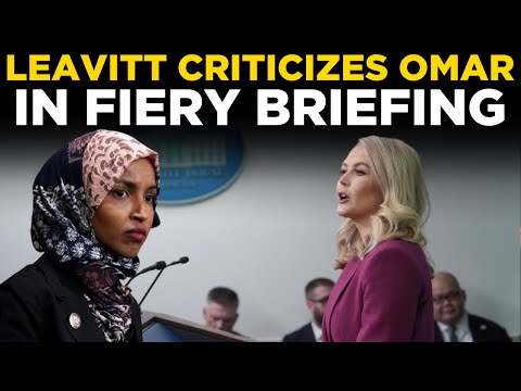 LIVE | Karoline Leavitt TORCHES Ilhan Omar Democrats LIVE In Heated Press Briefing