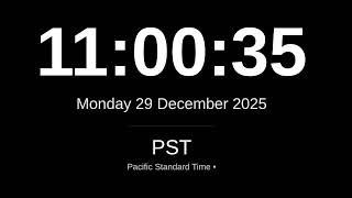 PST Live Clock