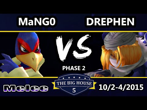 The Big House 5 - Mango (Falco) Vs. Drephen (Sheik) - Pools Round 2 - SSBM