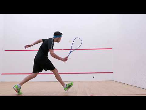 Squash coaching: Drop shots from the middle of the court!