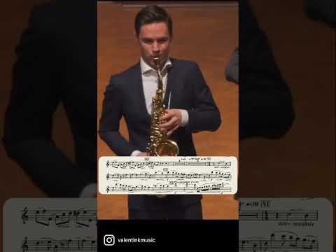 Glazunov Saxophone Concerto w orchestra (excerpt)