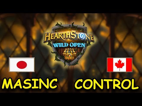 Hearthstone Wild Open - Control vs masinc