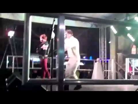 X FACTOR FINALIST DIVA FEVER PBORO XMAS LIGHTS 2010