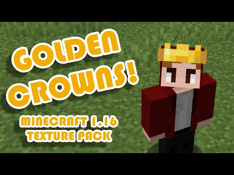 IcebergLettuce - Golden Crowns! (Minecraft 1.16+ Texture Pack)