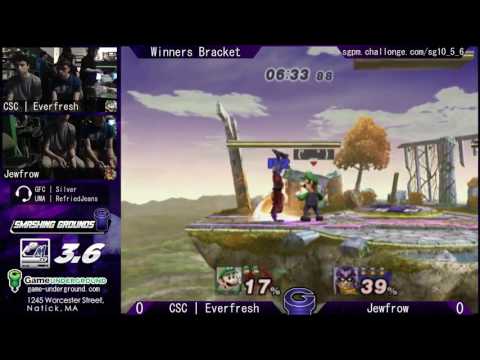 SG at GU 10-5.6: Jewfro (Captain Falcon) vs CSC | Everfresh (Luigi, ROB)
