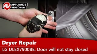 Dryer Repair — Will Not Spin — Door Latch