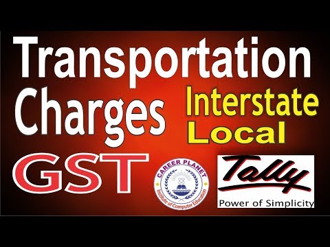 GST Transportation Charges Expenses under RCM Entries in Tally ERP 9 Part 25|Reverse Charge Tally
