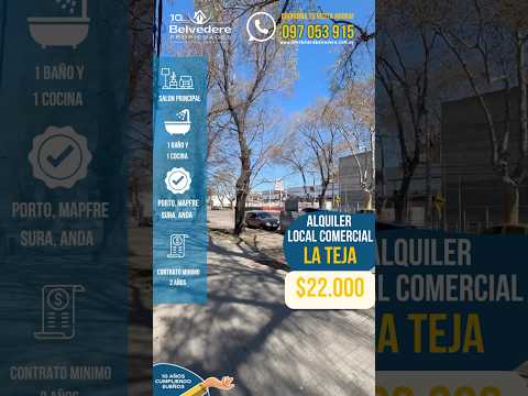 Video de YouTube - Local en Alquiler de 1 dormitorio  en La Teja, Montevideo