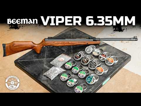 Cronamos a Beeman Viper 6.35mm Rossi com TODOS os chumbinhos!