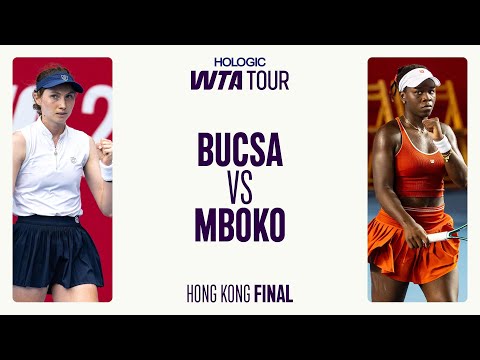 Cristina Bucsa vs. Victoria Mboko | 2025 Hong Kong Final | WTA Match Highlights