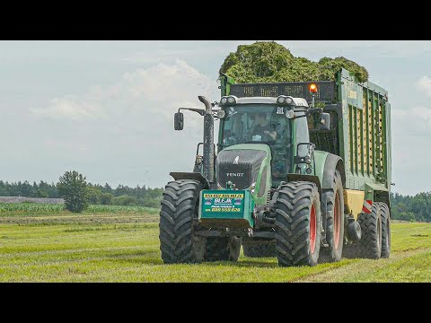 Przeładowana Przyczepa? Czyli Zbiór Traw 2020 | UR BLEJK [Fendt, JohnDeere, Krone] Boguc AgroTV