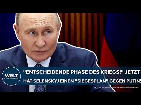 UKRAINE-KRIEG: "Entscheidende Phase!" Selenskyj jubelt! Jetzt hat er einen "Siegesplan" gegen Putin