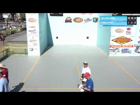 Women's Pro Doubles - Parrilla/Pratt vs De La Rosa/Munoz - 3 Wall Ball Vegas