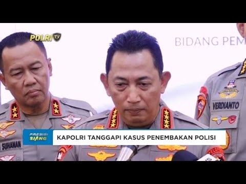 KAPOLRI TANGGAPI KASUS PENEMBAKAN POLISI DI SOLOK SELATAN, SUMBAR