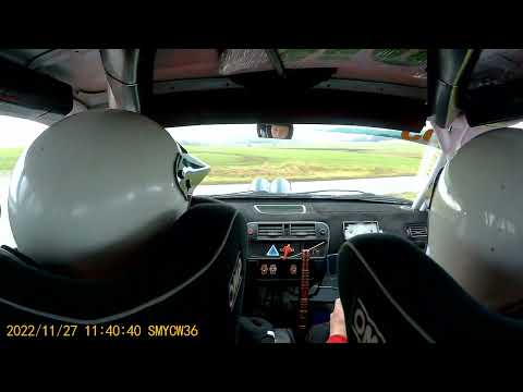 7 Rajd Wikinga 2022, OS 3 DOBROCIN, Tomasz Jasiński, Dominik Jasiński, Honda Civic