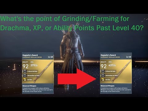 Assassin's Creed® Origins Why Farm/Grind for Drachma, XP, and Ability Points?