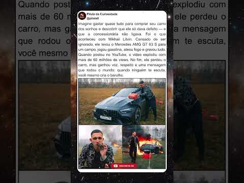 Esse Youtuber se revoltou com a Mercedes