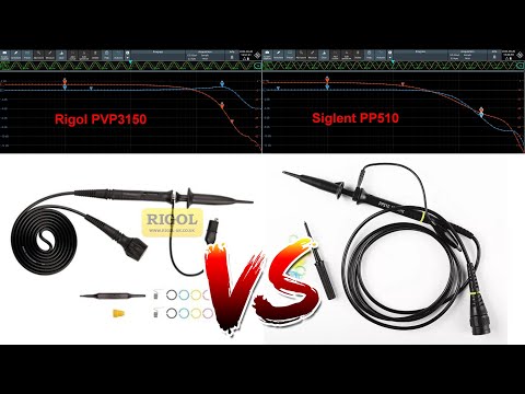 x1 Oscilloscope Probe SHOOTOUT - Rigol vs Siglent