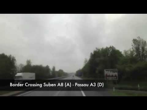 Border Crossing Suben A8 (A) - Passau A3 (D)