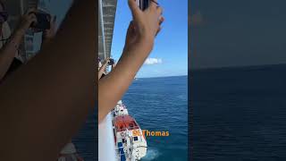 Leaving St.Thomas on the Enchanted Princess #caribbean #cruise @princesscruises