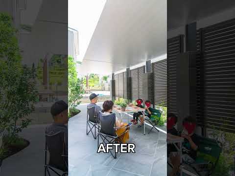 蛇籠の壁と庭での蛇籠の応用  庭園