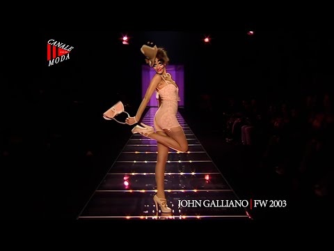 JOHN GALLIANO Fall Winter 2003 Paris 4K - Canale Moda