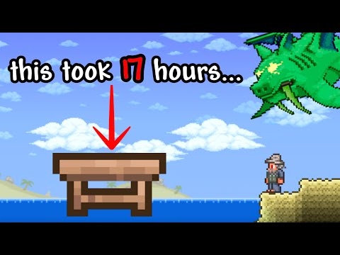 Can I Beat Terraria MASTER MODE by JUST Fishing?