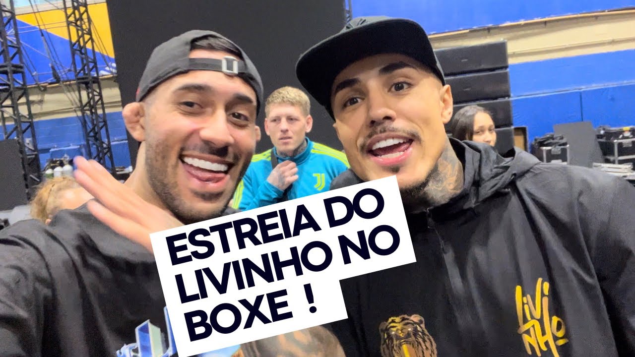 PESAGEM DA LUTA DO LIVINHO + DIA DA LUTA E BASTIDORES !!