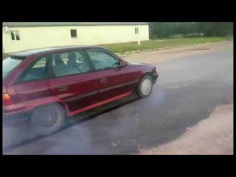Opel Astra 1.6i burnout + gearbox fail