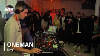 Oneman Boiler Room NYC DJ Set