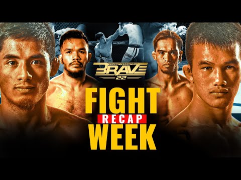 🔴🔥BRAVE CF 22 | FIGHT WEEK RECAP | Pasay, Philippines | FULL MMA EVENT RELIVE!