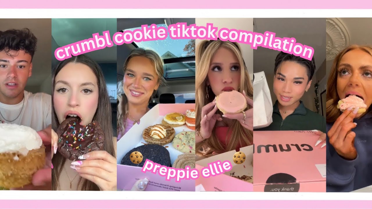 ╰ ♡ crumbl cookie tiktok compilation 🍪🍩🧁 (1 hour)