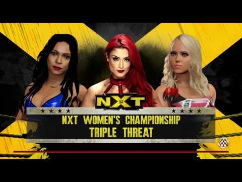 WWE 2K16 Karrueche Tran Vs Alexa Bliss Vs Eva Marie