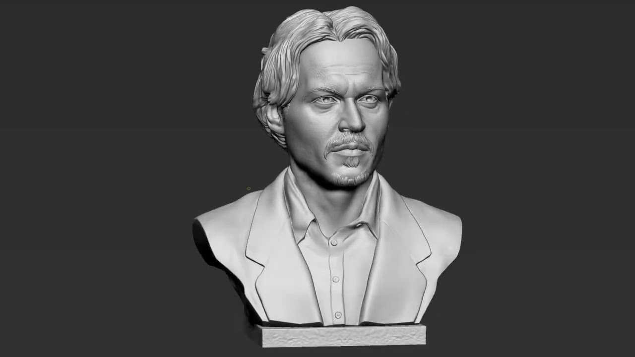 Johnny Depp Modèles 3D en vedette