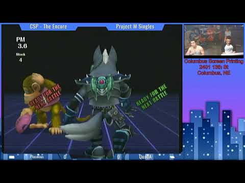 CSP The Encore! - Plasmius (Wolf) vs QuadA (Diddy Kong) - Loser gets 9th - Project M
