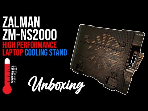 Zalman ZM-NS2000 aušinimo padėklas nešiojamam kompiuteriui 43,2 cm (17") Juoda