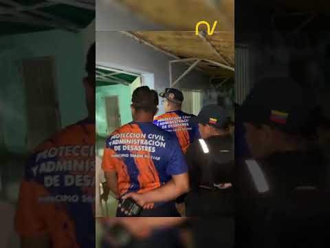 Desbordamiento del río Aragua anega viviendas en zona rural de Barcelona