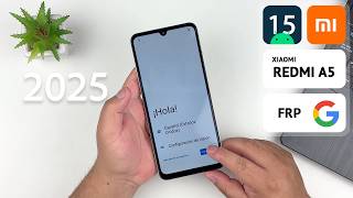 Delete Google Account on Xiaomi Redmi A5 | Android 15
