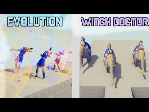 EVOLUTION OF WITCH DOCTOR - Totally Accurate Battle Simulator TABS!