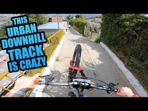 THIS URBAN MTB DOWNHILL TRACK IS CRAZY!