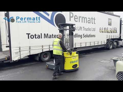Combilift WR4 4-Way Pedestrian Reach Stacker | Multi-Directional Operation Demonstration | Permatt