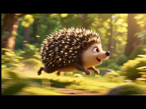 Ježek teka teka – otroška pesmica o živalih in jeseni | zabavna zvočna pesmica za malčke HD