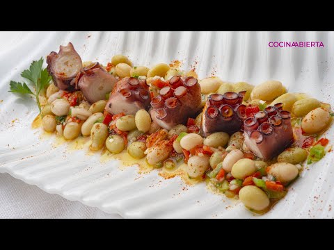 Salpicón de pulpo casero con pochas con Karlos Arguiñano