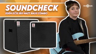 Video thumbnail for SOUNDCHECK | Eden EC15 180 Watt Bass Combo by Gear4music Guitars