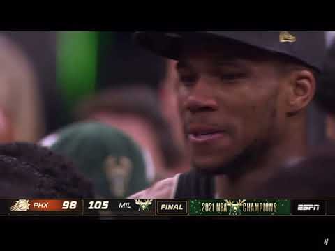 Final Seconds of Game 6 NBA Finals 2021 Bucks Celebration!