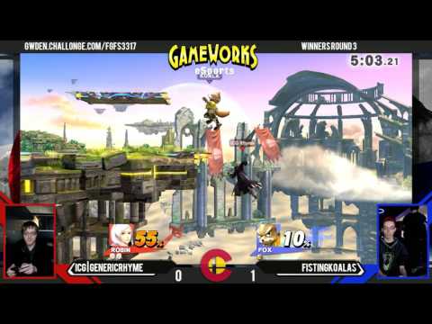 ICG | GenericRhyme (Robin) Vs. FistingKoalas (Fox) - WR3