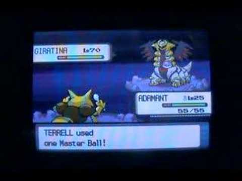 Catching ADAMANT GIRATINA