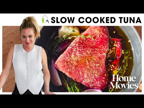 Slow Cooked Tuna with Herbs and White Beans | Home Movies with Alison Roman